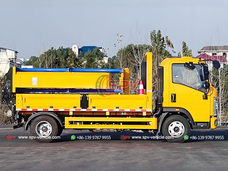 Howo Anti-Collision Buffer Truck - Right Side